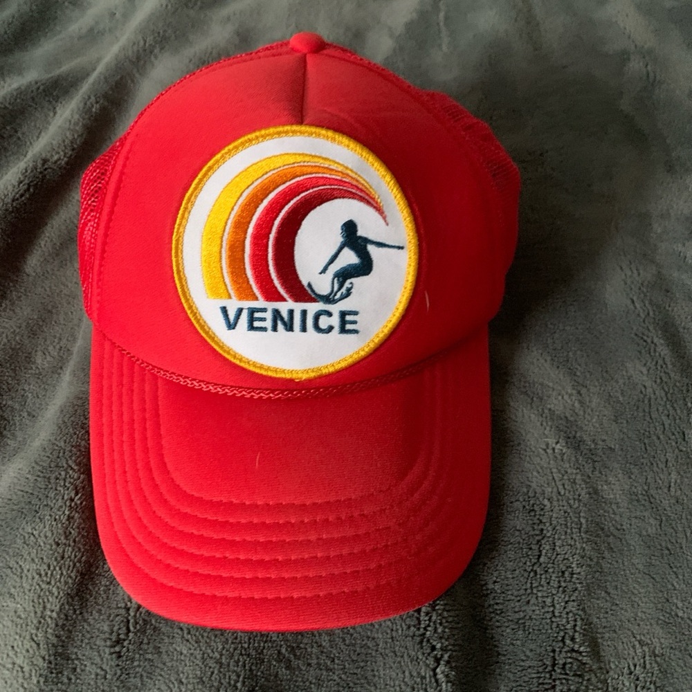 Aviator Nation Red Venice Hat